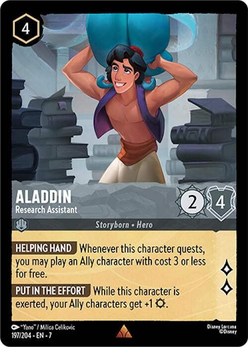 Aladdin - Research Assistant (197/204) (Archazia's Island)