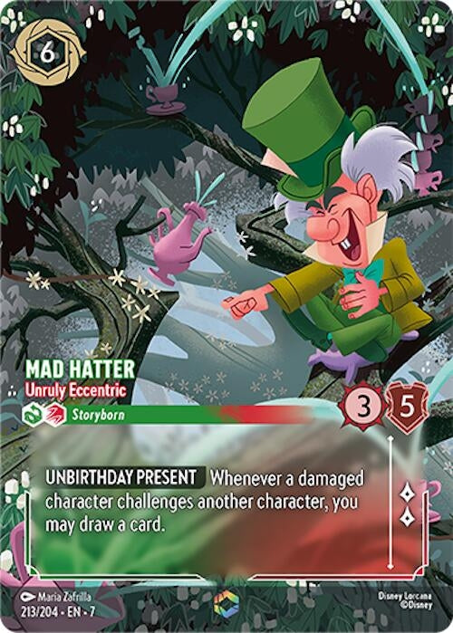 Mad Hatter - Unruly Eccentric (Enchanted) (213/204) (Archazia's Island)
