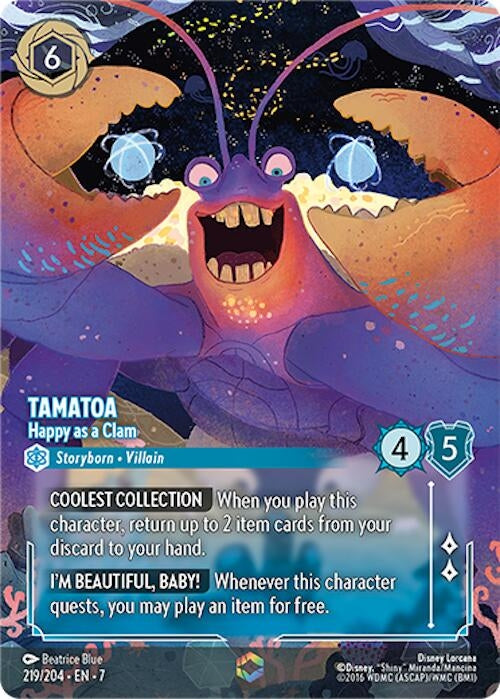 Tamatoa - Happy as a Clam (Enchanted) (219/204) (Archazia's Island)