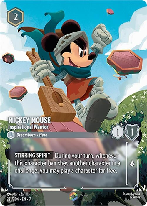 Mickey Mouse - Inspirational Warrior (Enchanted) (221/204) (Archazia's Island)