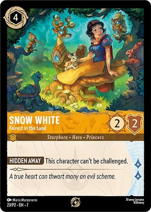 Snow White - Fairest in the Land (23) (Disney Lorcana Promo Cards)