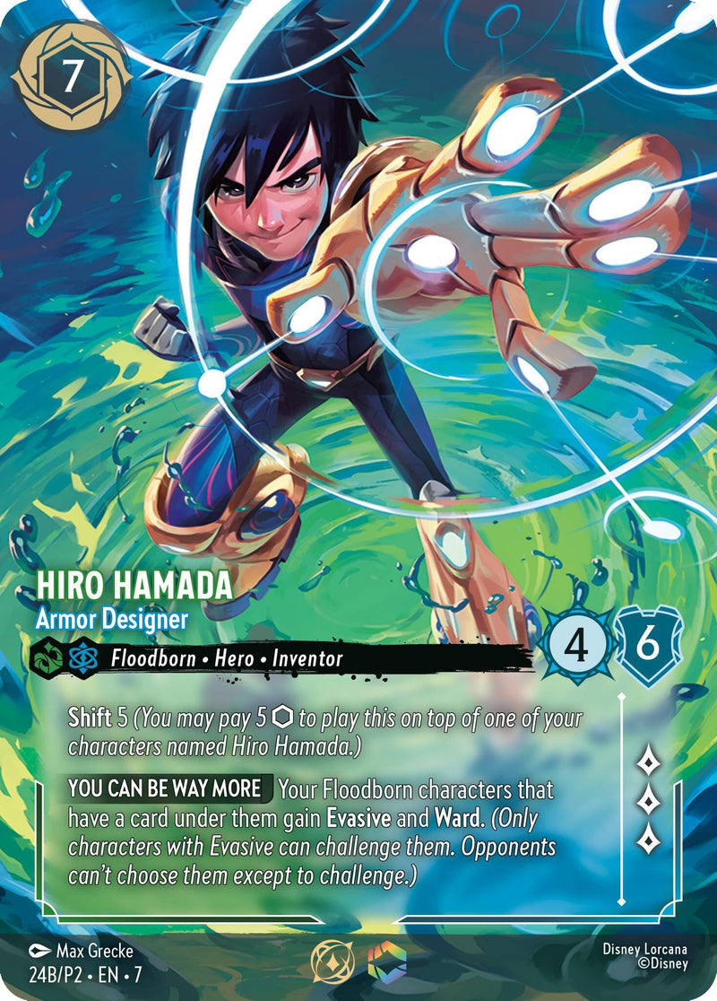 Hiro Hamada - Armor Designer (Store Championship) (24) (Disney Lorcana Promo Cards)