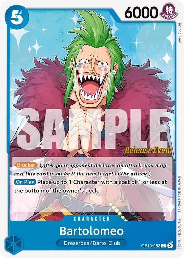 Bartolomeo (OP10-052) (Royal Blood Release Event Cards)