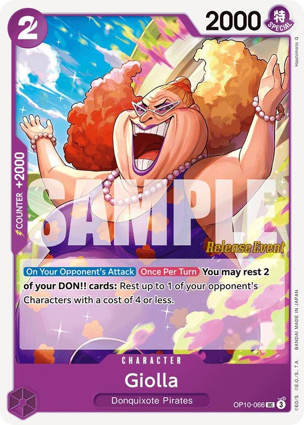Image for Giolla (OP10-066) (Royal Blood Release Event Cards) - One Piece Card Game