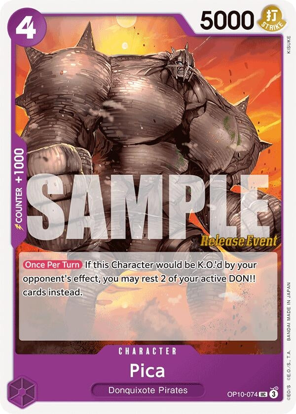 Image for Pica (OP10-074) (Royal Blood Release Event Cards) - One Piece Card Game