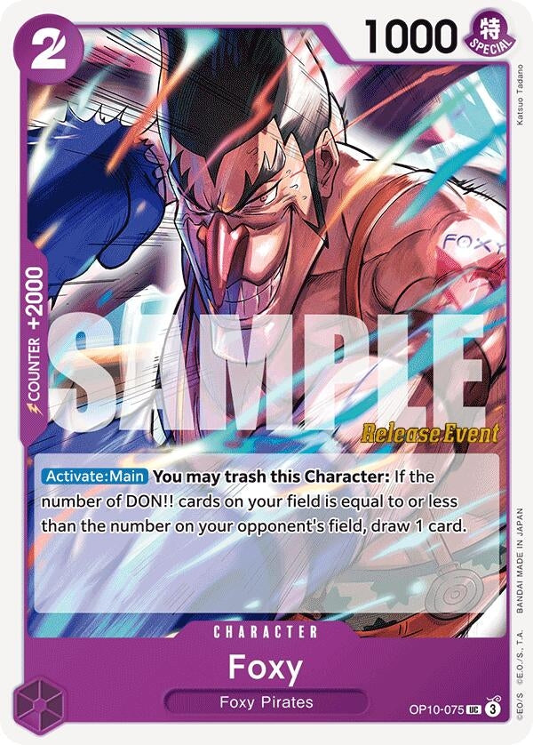 Foxy (OP10-075) (Royal Blood Release Event Cards)
