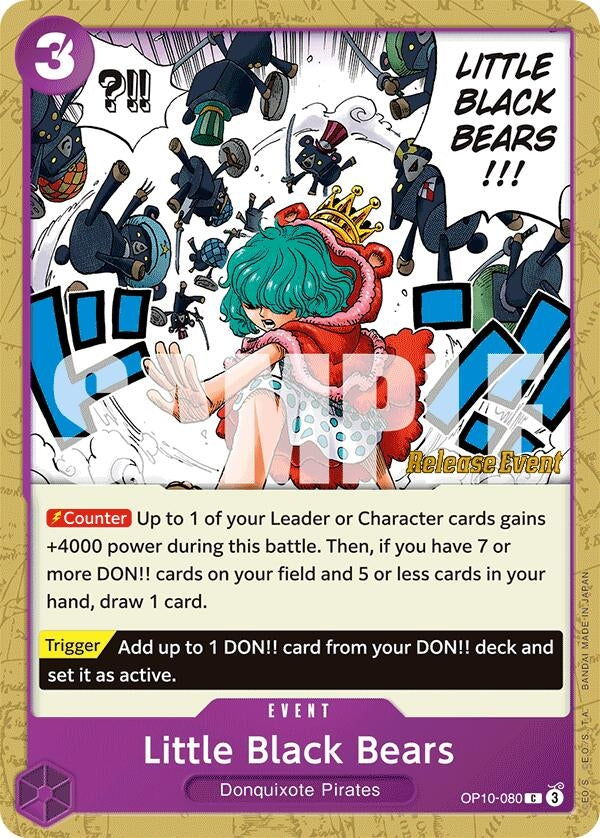 Little Black Bears (OP10-080) (Royal Blood Release Event Cards)