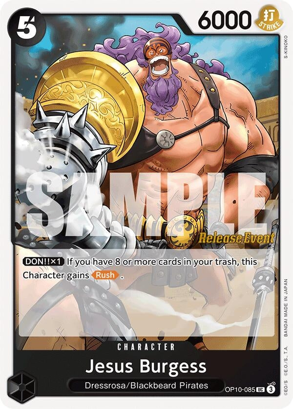 Jesus Burgess (OP10-085) (Royal Blood Release Event Cards)