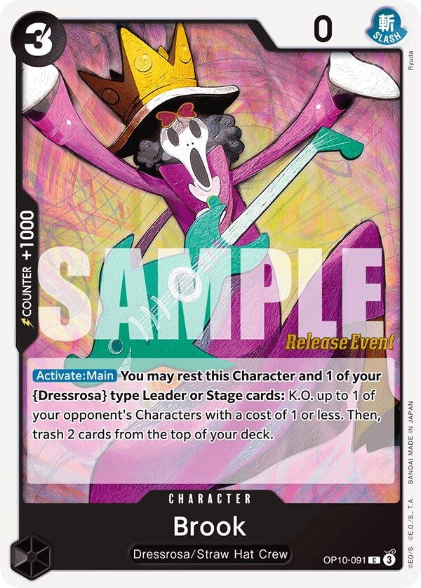 Brook (091) (OP10-091) (Royal Blood Release Event Cards)