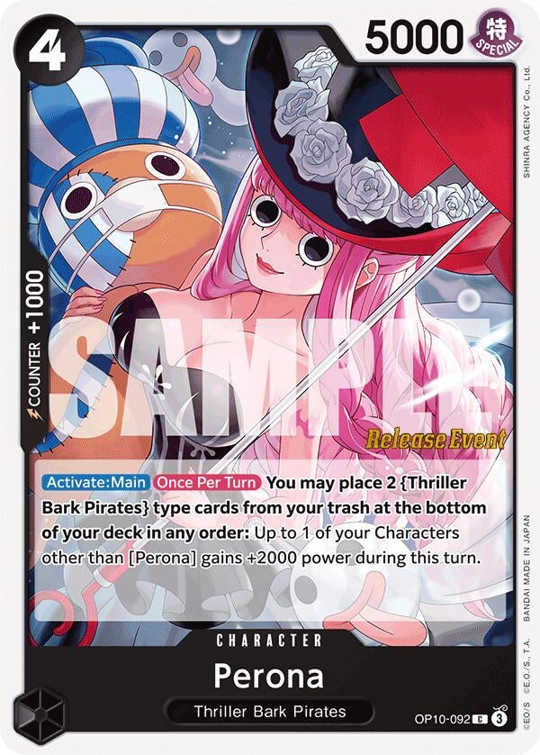 Perona (092) (OP10-092) (Royal Blood Release Event Cards)