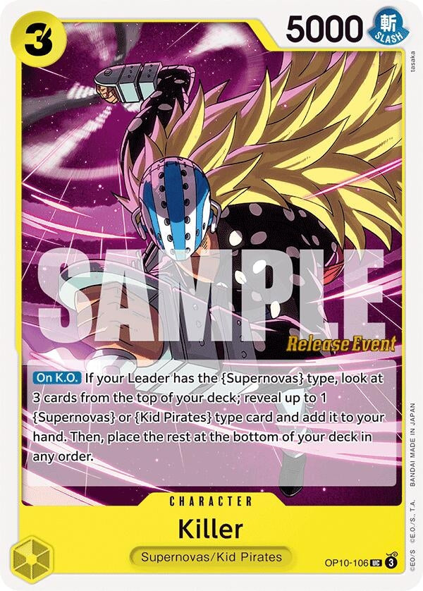 Killer (OP10-106) (Royal Blood Release Event Cards)