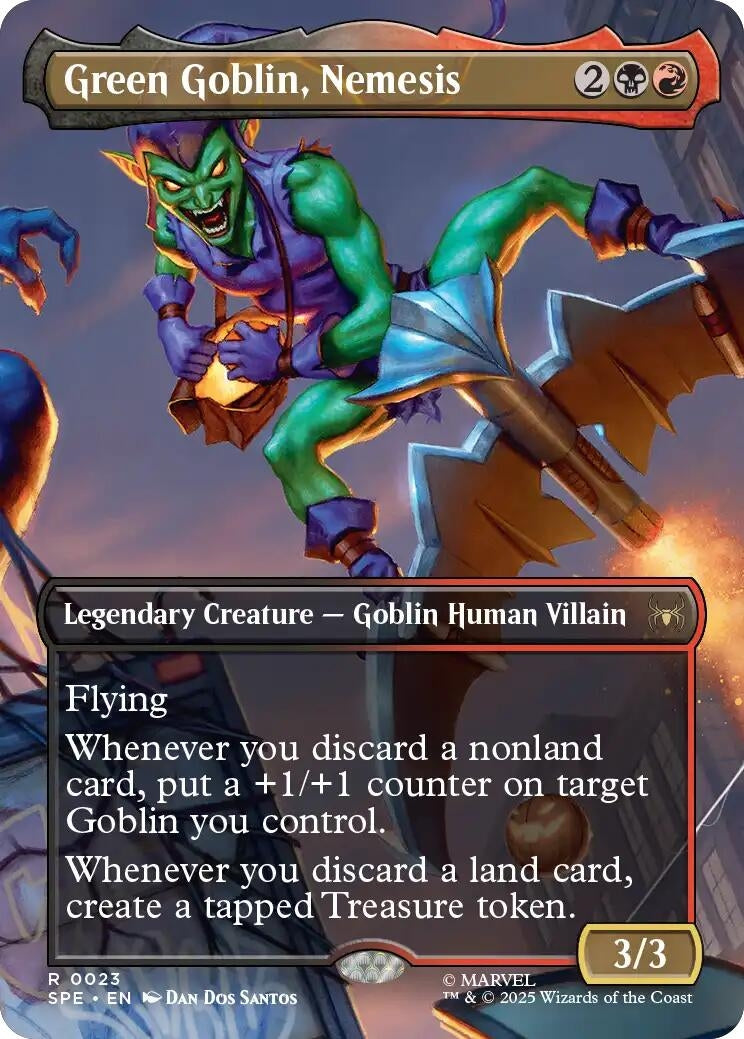 Green Goblin, Nemesis (Borderless) (23) (Marvel's Spider-Man: Eternal-Legal) (SPE)