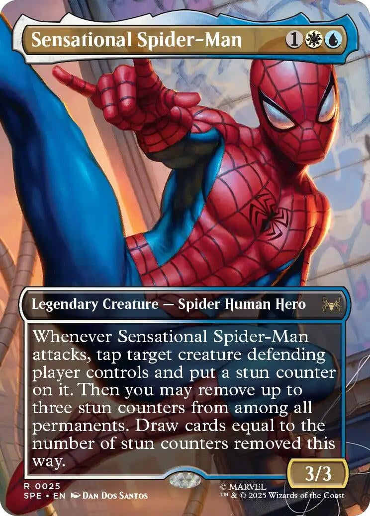 Sensational Spider-Man (Borderless) (25) (Marvel's Spider-Man: Eternal-Legal) (SPE)