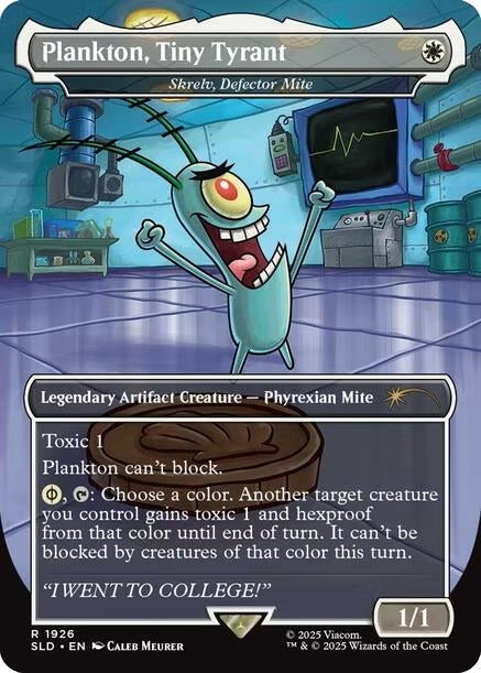 Plankton, Tiny Tyrant - Skrelv, Defector Mite (1926) (Secret Lair Drop Series)
