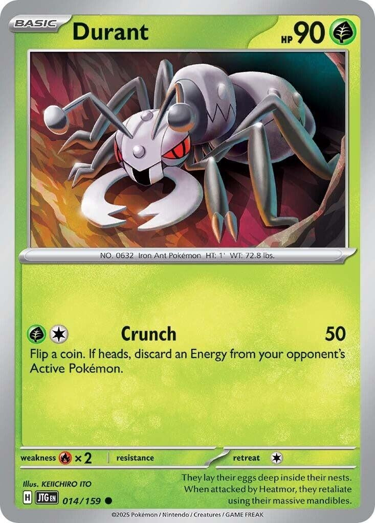 Image for Durant (014/159) (SV09: Journey Together) - Pokemon