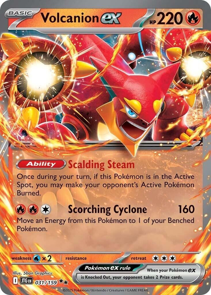 Volcanion ex (031/159) (SV09: Journey Together)