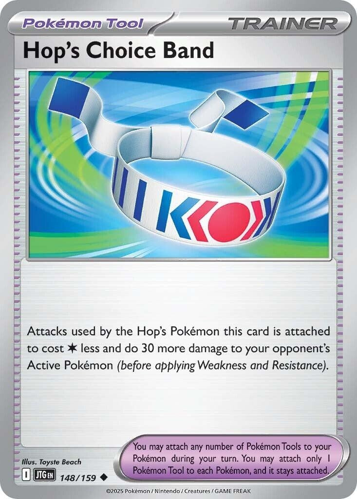 Image for Hop's Choice Band (148/159) (SV09: Journey Together) - Pokemon