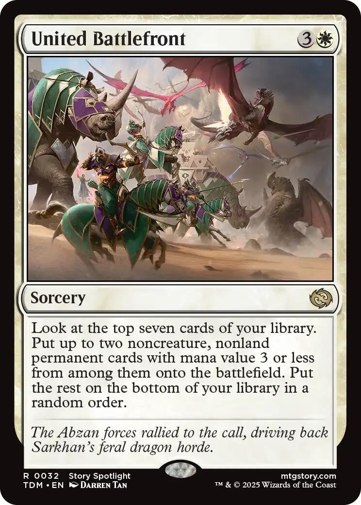 United Battlefront (32) (Tarkir: Dragonstorm) (TDM)