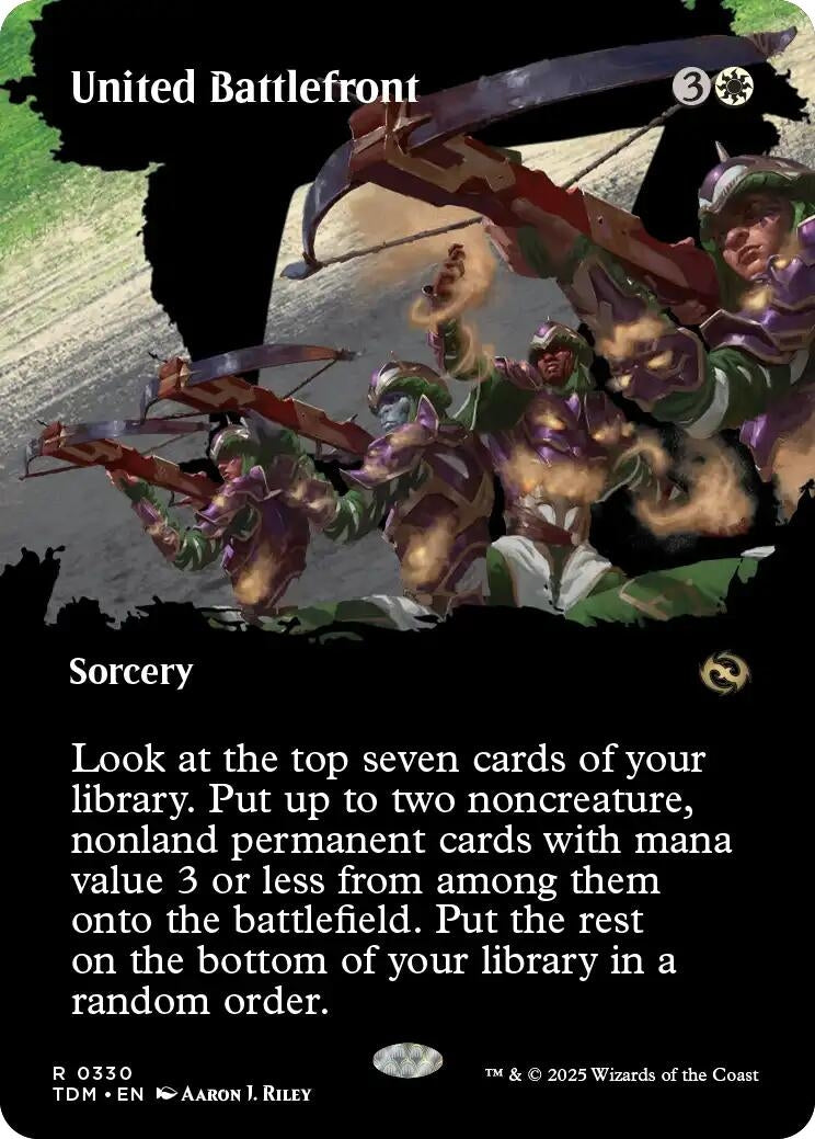 United Battlefront (Borderless) (330) (Tarkir: Dragonstorm) (TDM)