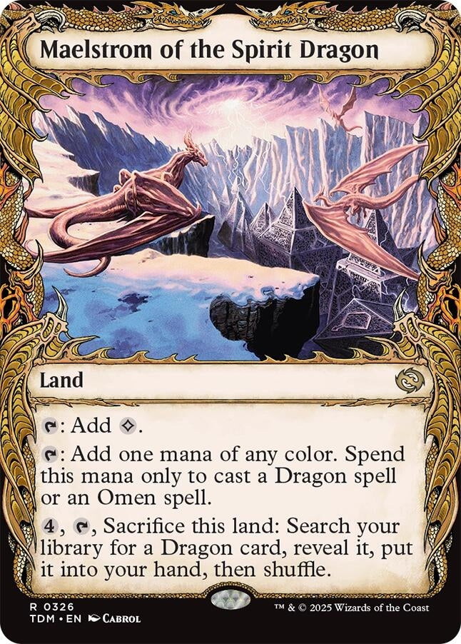 Maelstrom of the Spirit Dragon (Showcase) (326) (Tarkir: Dragonstorm) (TDM)