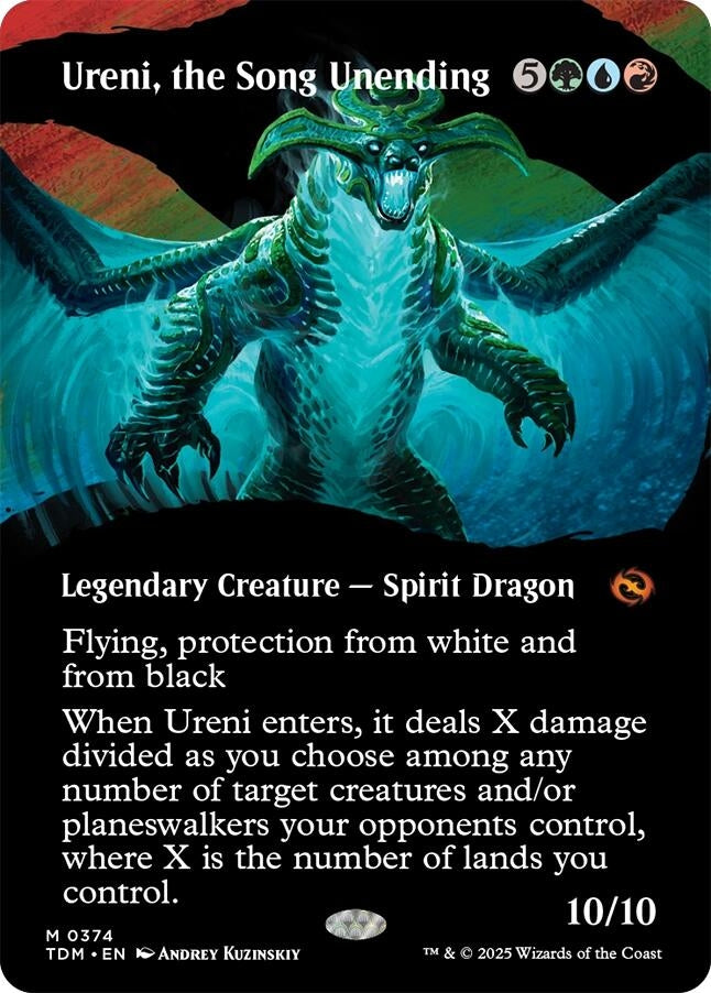 Ureni, the Song Unending (Borderless) (374) (Tarkir: Dragonstorm) (TDM)