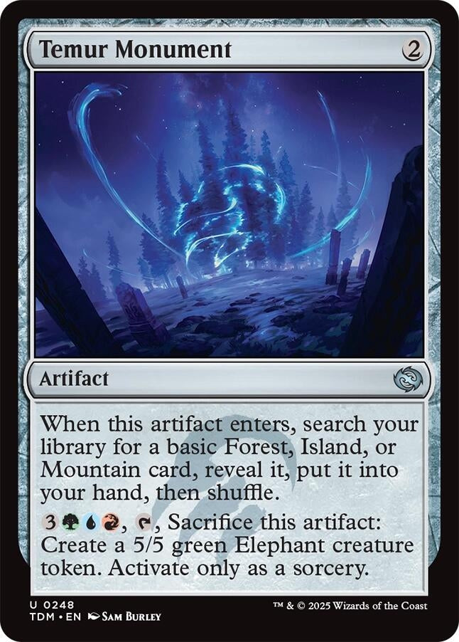 Temur Monument (248) (Tarkir: Dragonstorm) (TDM)