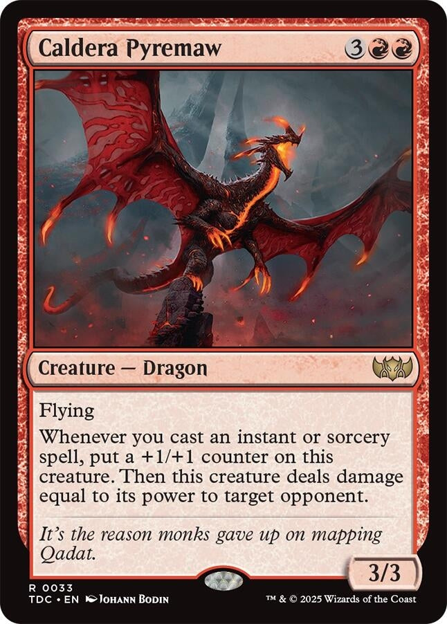 Caldera Pyremaw (33) (Commander: Tarkir: Dragonstorm) (TDC)
