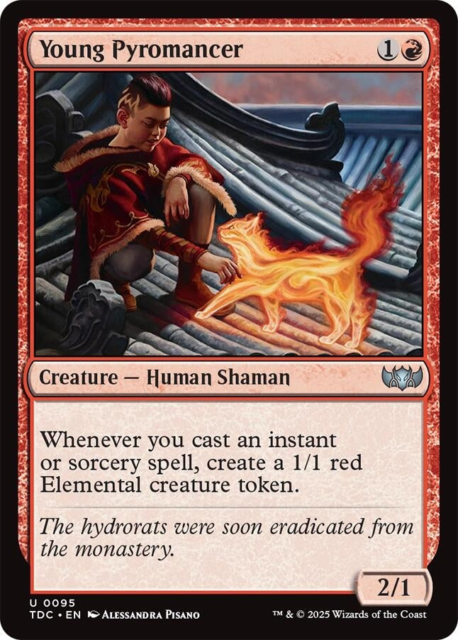 Young Pyromancer (95) (Commander: Tarkir: Dragonstorm) (TDC)