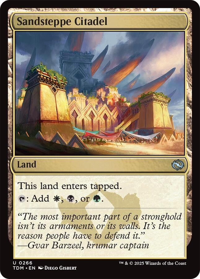 Sandsteppe Citadel (266) (Tarkir: Dragonstorm) (TDM)