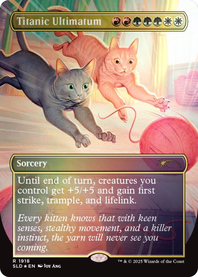 Image for Titanic Ultimatum (1918) (Rainbow Foil) (1918) - Magic: The Gathering