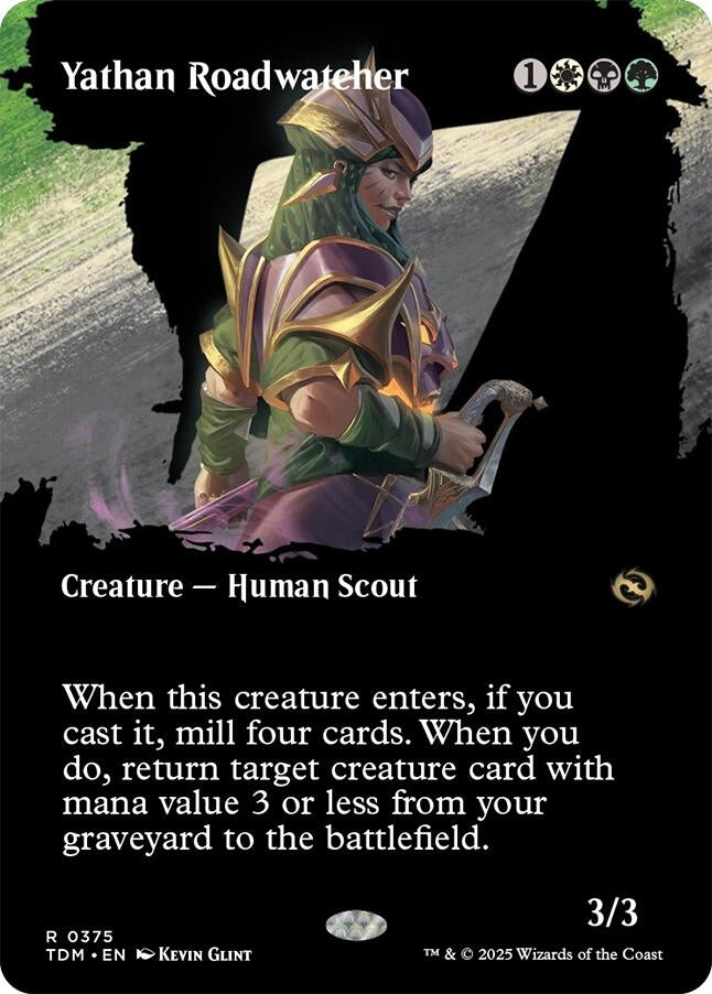 Yathan Roadwatcher (Borderless) (375) (Tarkir: Dragonstorm) (TDM)