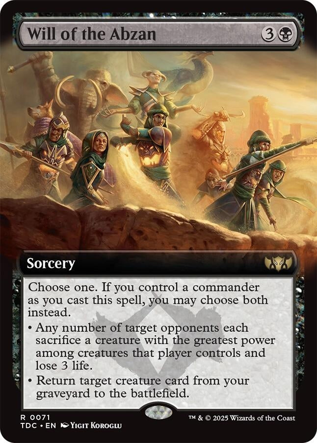 Will of the Abzan (Extended Art) (71)