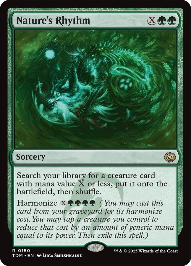 Nature's Rhythm (150) (Tarkir: Dragonstorm) (TDM)