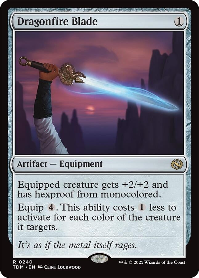 Dragonfire Blade (240) (Tarkir: Dragonstorm) (TDM)