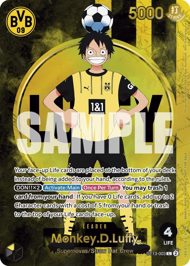 Monkey.D.Luffy (BVB x One Piece Campaign) (ST13-003) (One Piece Promotion Cards)