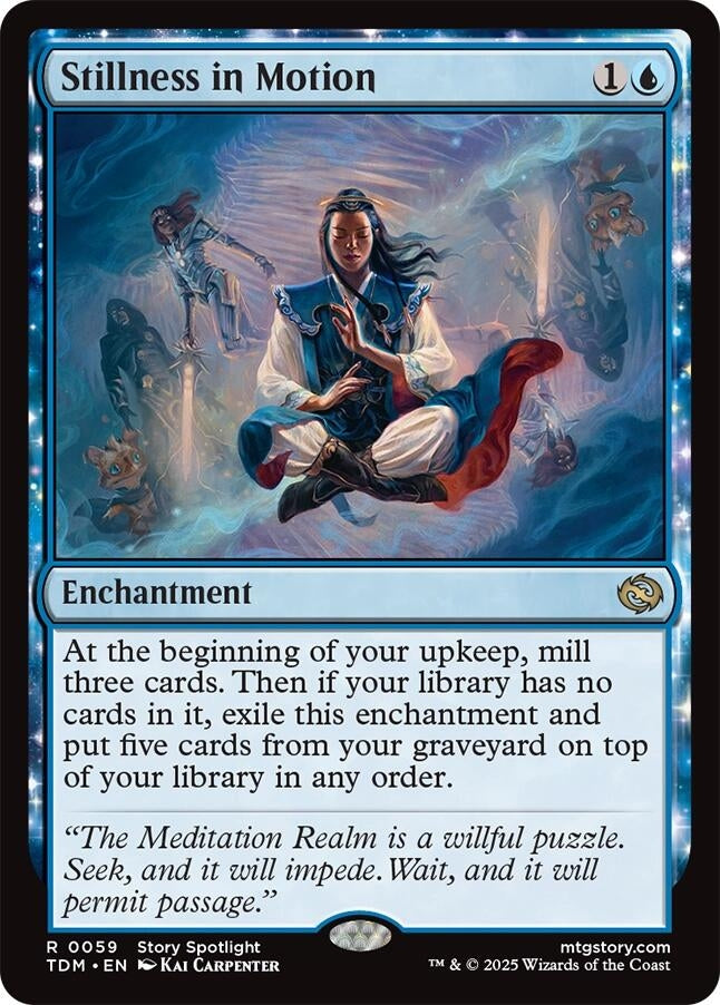 Stillness in Motion (59) (Tarkir: Dragonstorm) (TDM)