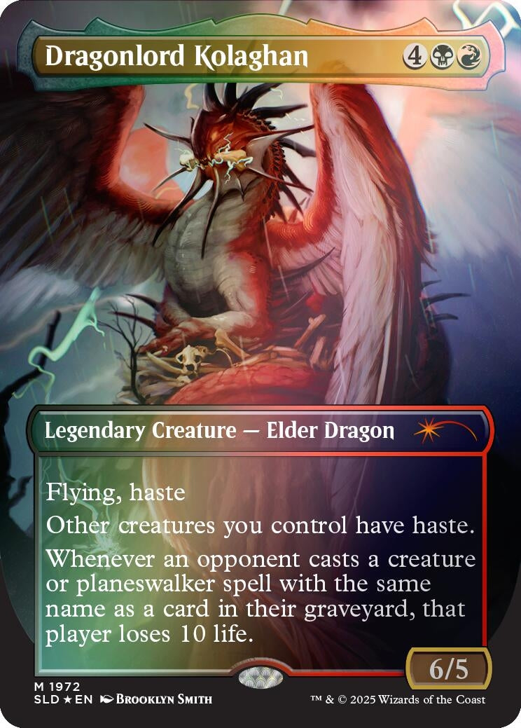 Dragonlord Kolaghan (1972) (Rainbow Foil) (1972) (Secret Lair Drop Series)