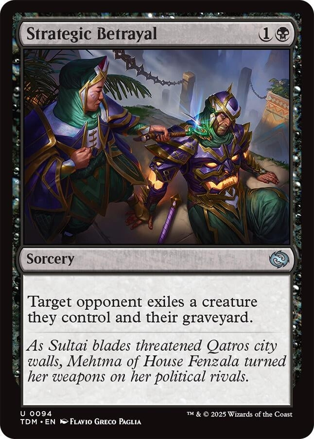 Strategic Betrayal (94) (Tarkir: Dragonstorm) (TDM)