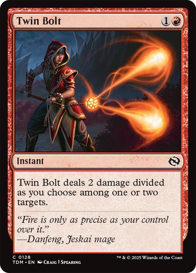Twin Bolt (128) (Tarkir: Dragonstorm) (TDM)