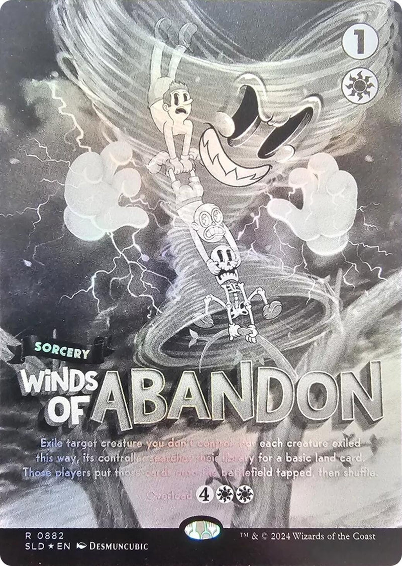 Image for Winds of Abandon (Black & White Foil) (882) - Magic: The Gathering