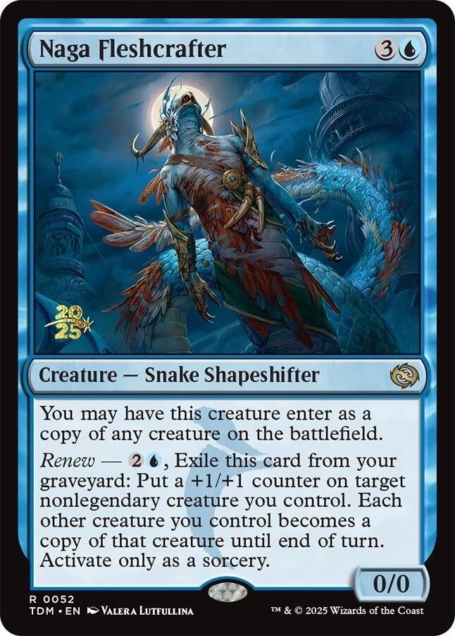 Naga Fleshcrafter (52) (Prerelease Cards)