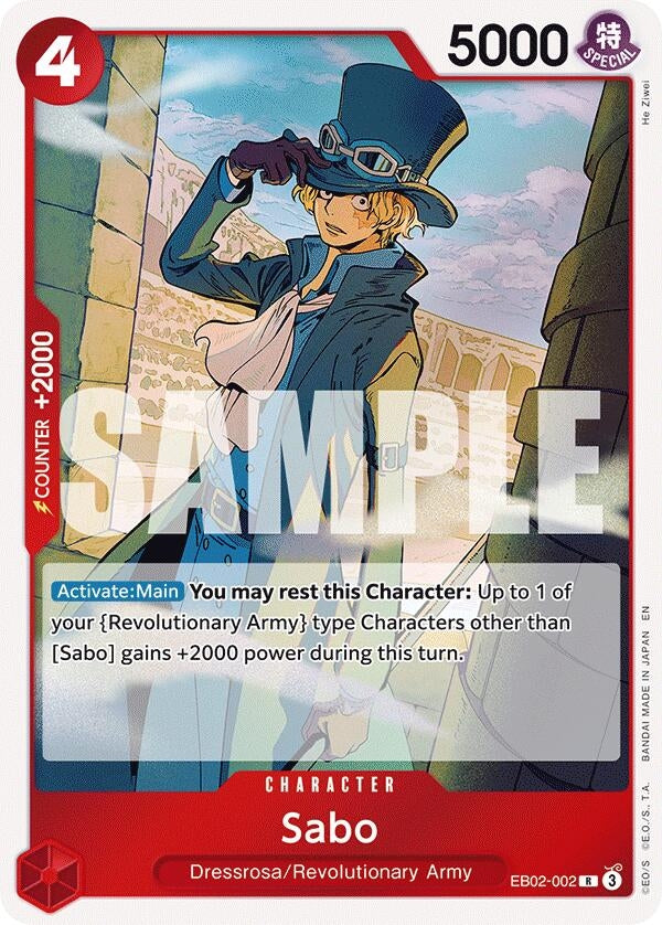 Sabo (EB02-002) (Extra Booster: Anime 25th Collection)