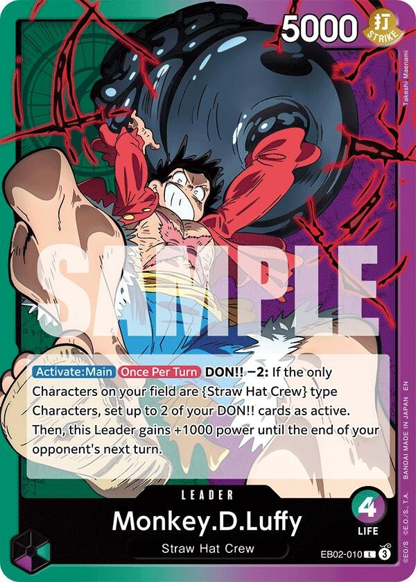 Monkey.D.Luffy (010) (EB02-010) (Extra Booster: Anime 25th Collection)