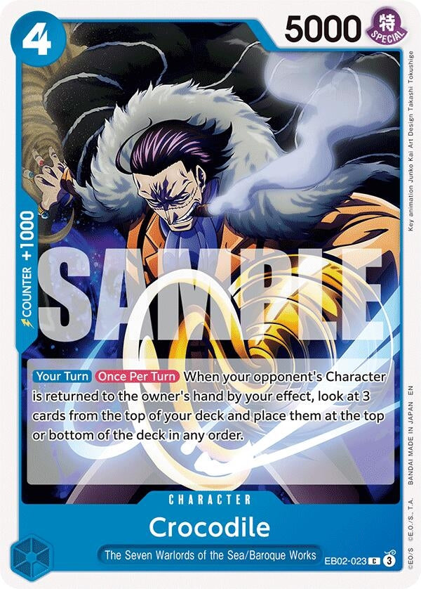 Crocodile (EB02-023) (Extra Booster: Anime 25th Collection)