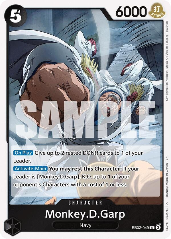 Monkey.D.Garp (EB02-049) (Extra Booster: Anime 25th Collection)