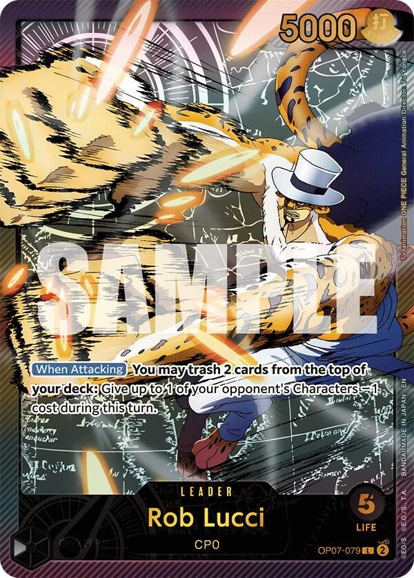 Rob Lucci (SP) (OP07-079) (Extra Booster: Anime 25th Collection)