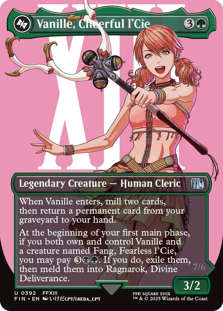 Image for Vanille, Cheerful l'Cie (Borderless) (392) - Magic: The Gathering