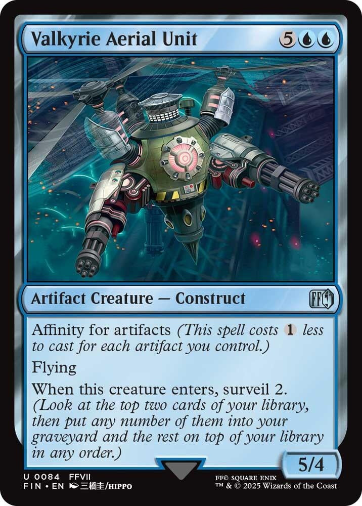 Image for Valkyrie Aerial Unit (84) - Magic: The Gathering