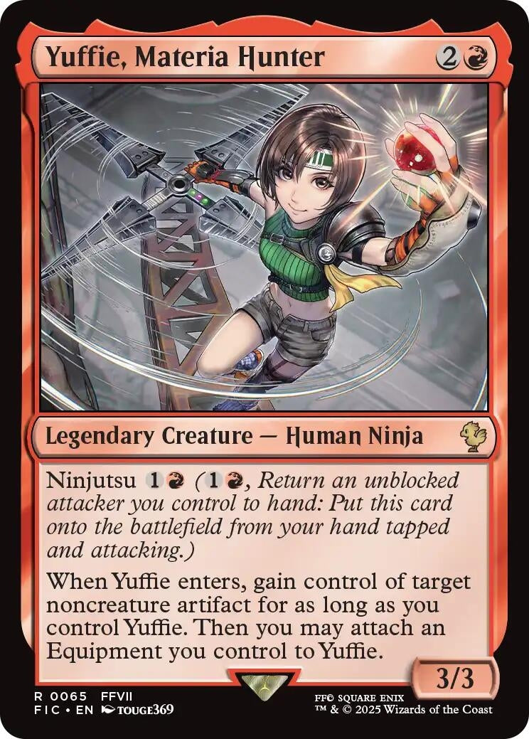 Image for Yuffie, Materia Hunter (65) - Magic: The Gathering