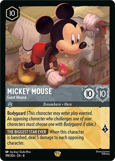 Mickey Mouse - Giant Mouse (199/204) (Reign of Jafar)